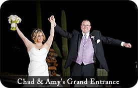 Chad & Amy's Grand Entrance