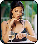 Woman Looking at Watch